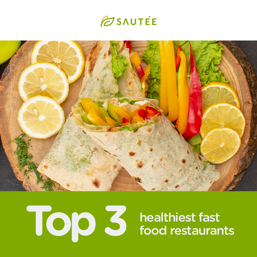 Top 3 healthiest fast food restaurants